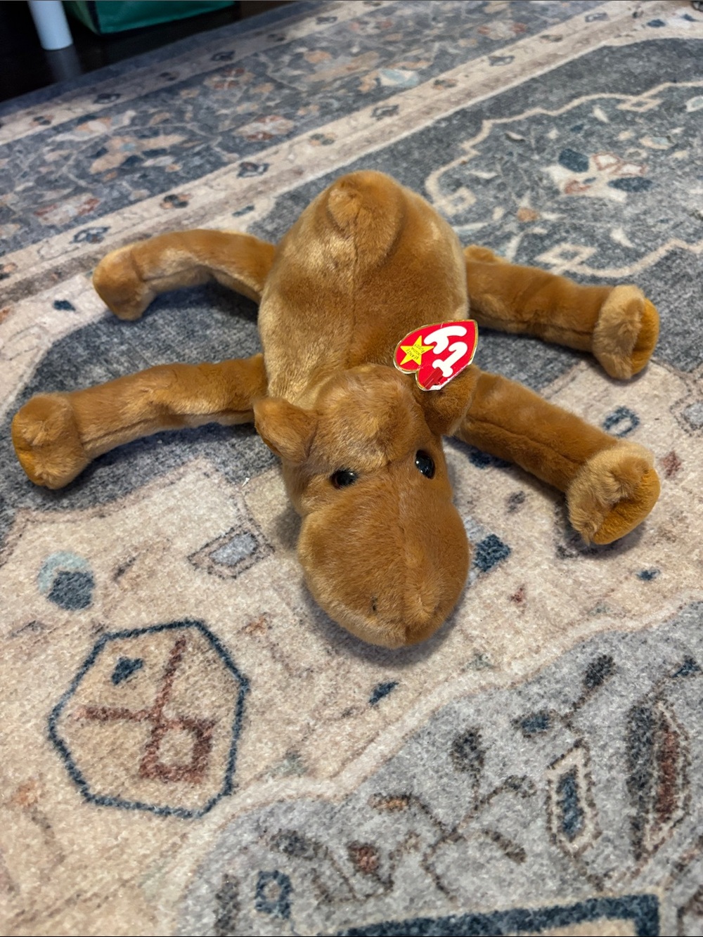 NWT. Ty Brown Camel Beanie Baby Plush - Humphrey 14 inches